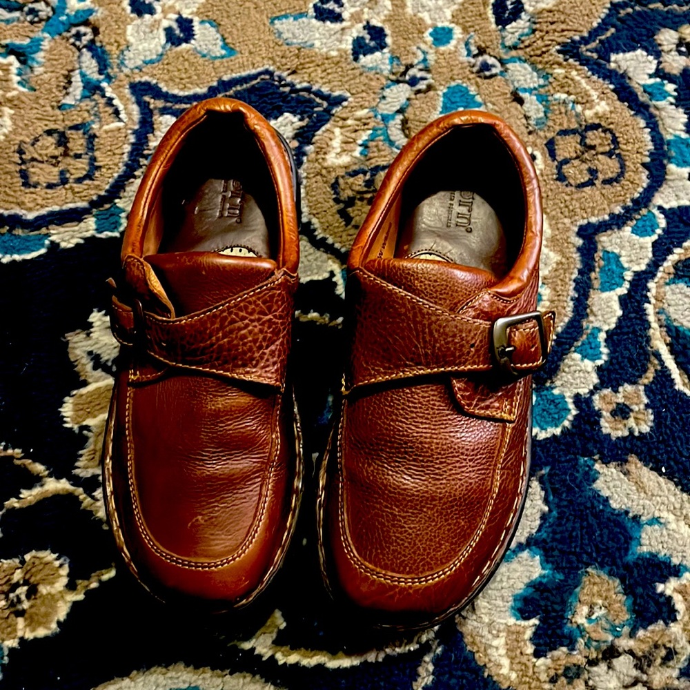 Brown Born slip on women’s shoes